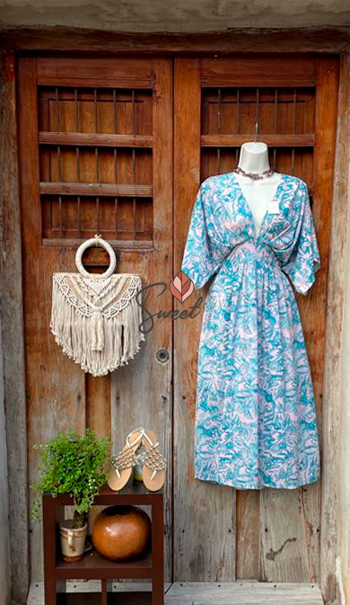 Vestido Floreado Gasa