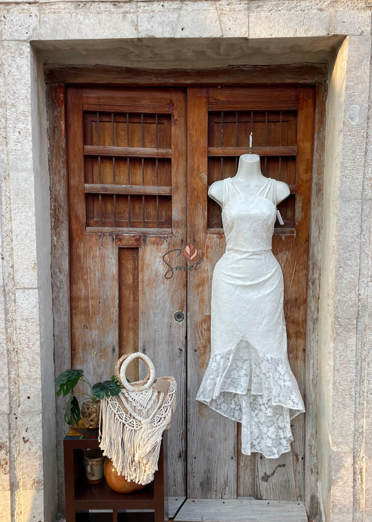 Vestido Encaje Blanco