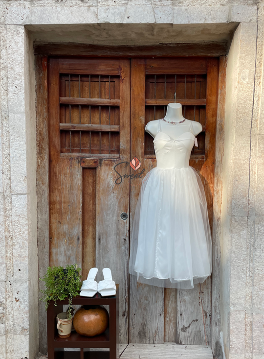 Vestido Tul Blanco