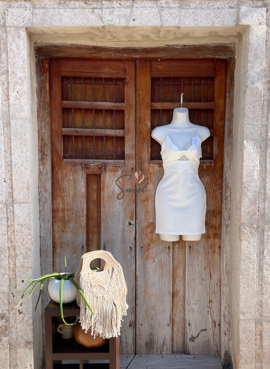 Vestido Spandex Blanco