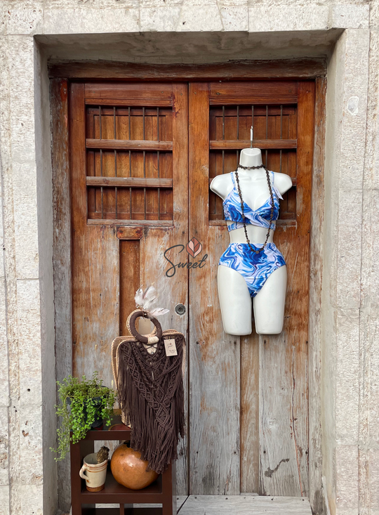 Conjunto de Traje de Baño "Cruce Marítimo"