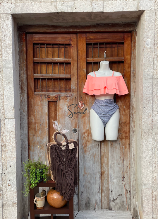 Conjunto de Traje de Baño "Elegancia Costera"
