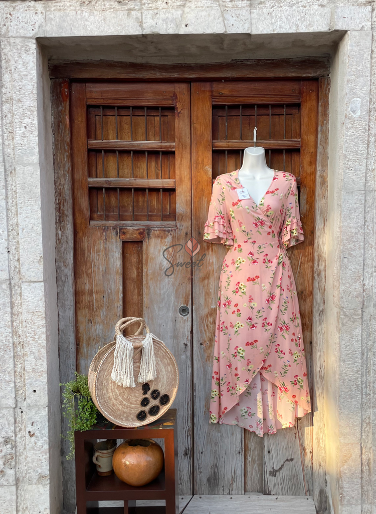 Vestido Floral Envolvente