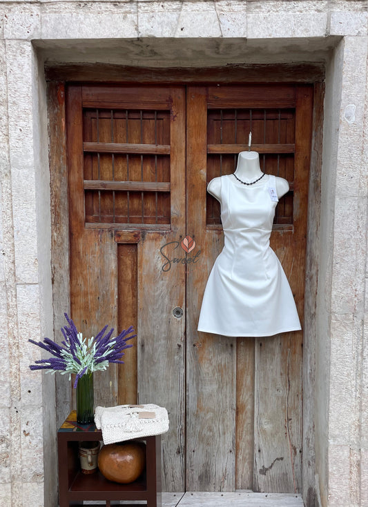Vestido Blanco Corto