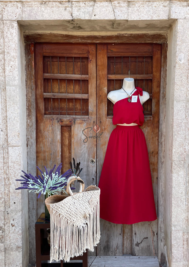 Conjunto Gasa Rojo