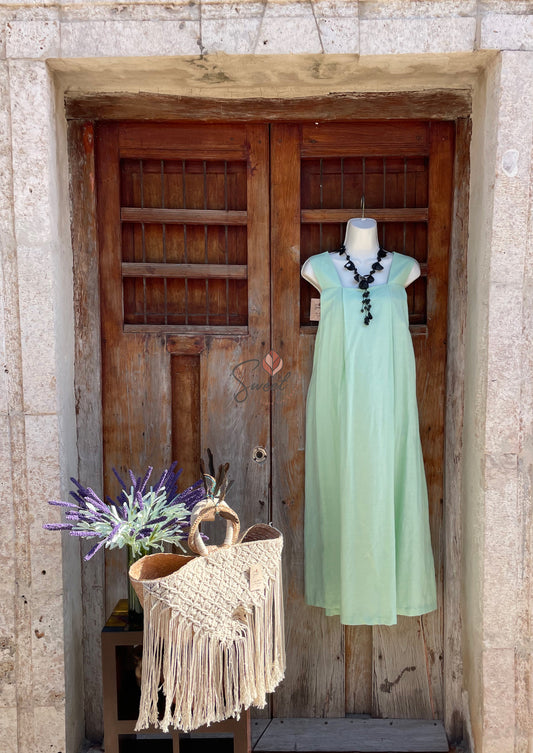 Vestido Amplio Lino