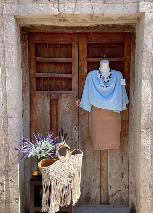 Falda Spandex Beige