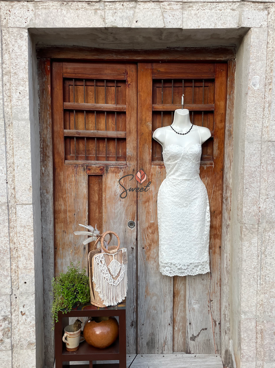 Vestido Encaje Blanco