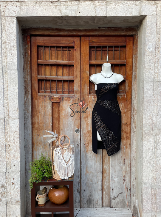 Vestido Strapple Transparencia